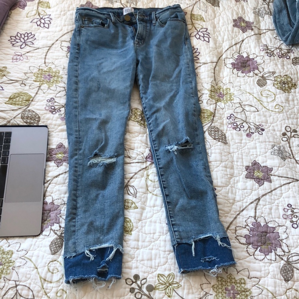 Urban outfitters ripped skinny jeans
